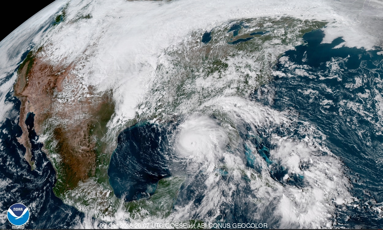 Hurricane Michael 2018-Satellite Image-NOAA