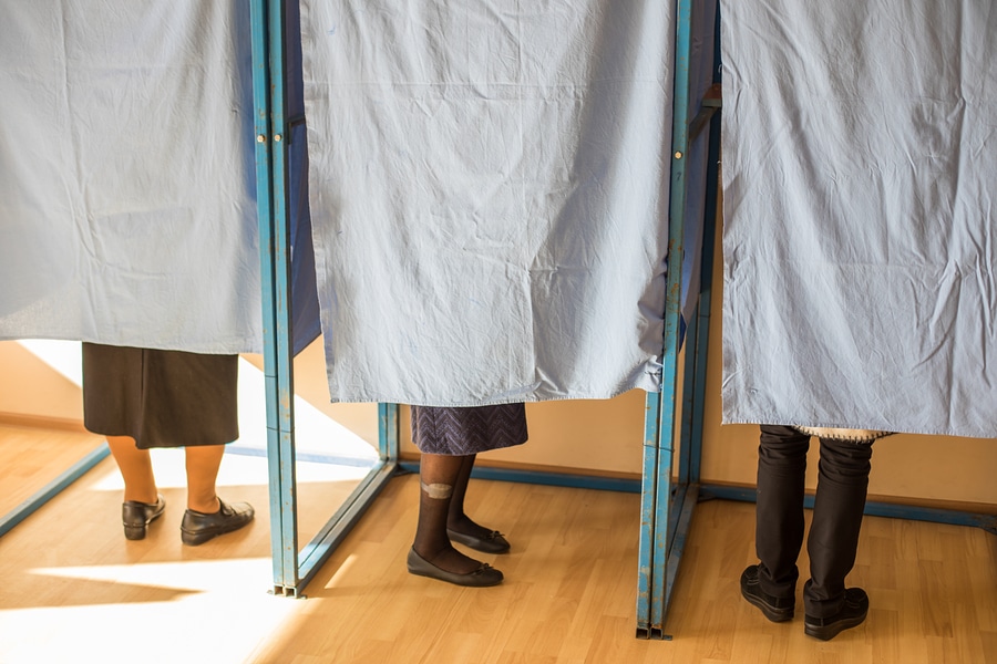 polling booth-2018 election healthcare