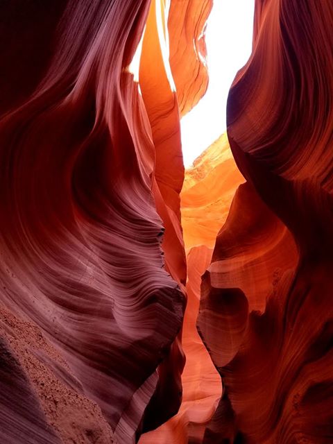 RN, Amanda M., taking in the sights at Antelope Canyon near Page, Ariz.