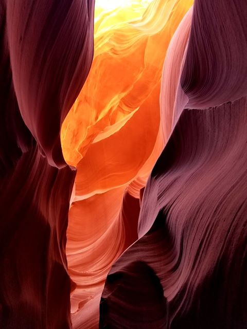 RN, Amanda M., taking in the sights at Antelope Canyon near Page, Ariz.