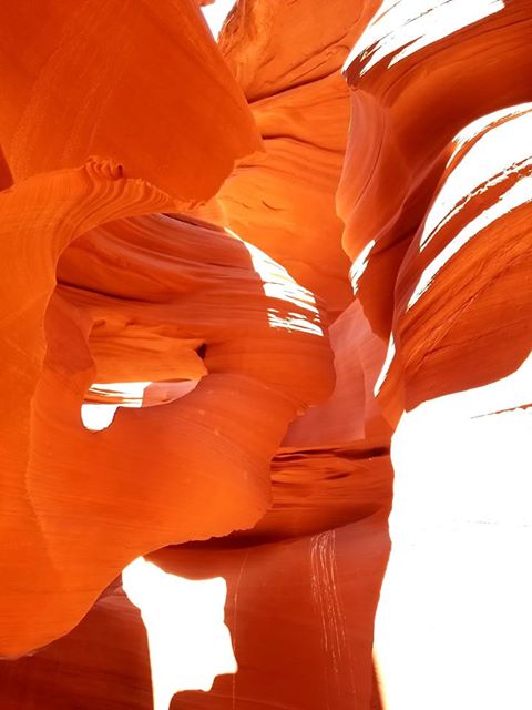 RN, Amanda M., taking in the sights at Antelope Canyon near Page, Ariz.