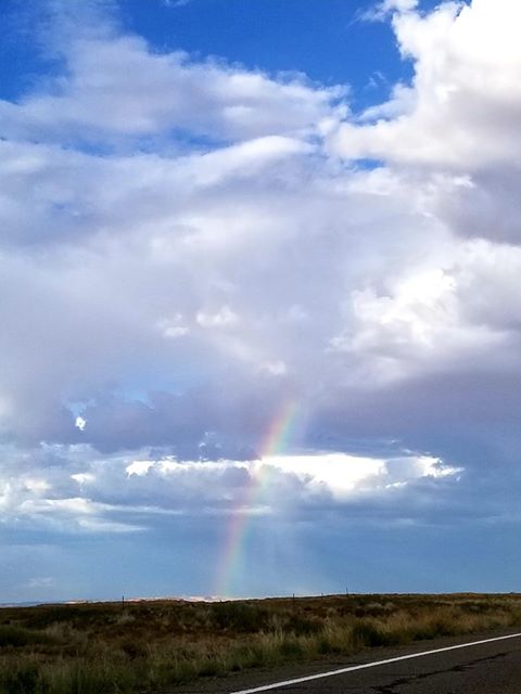 RN, Amanda M., seeing a rainbow near Durango, Co.