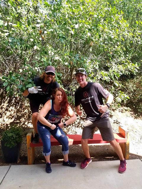 RN, Amanda M., flexing for the camera in Durango, Co.