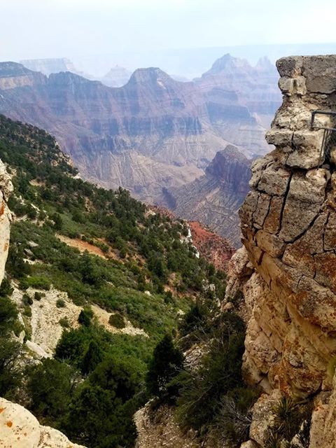 RN, Amanda M., taking in the sights at the Grand Canyon.