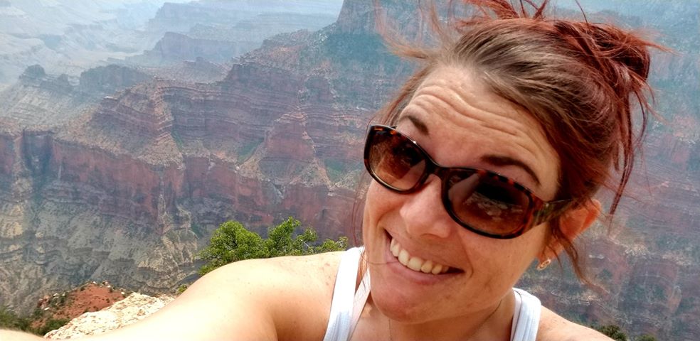RN, Amanda M., taking in the sights at the Grand Canyon.