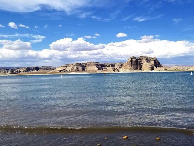 RN, Amanda M., enjoying Lake Powell near Page, Ariz.