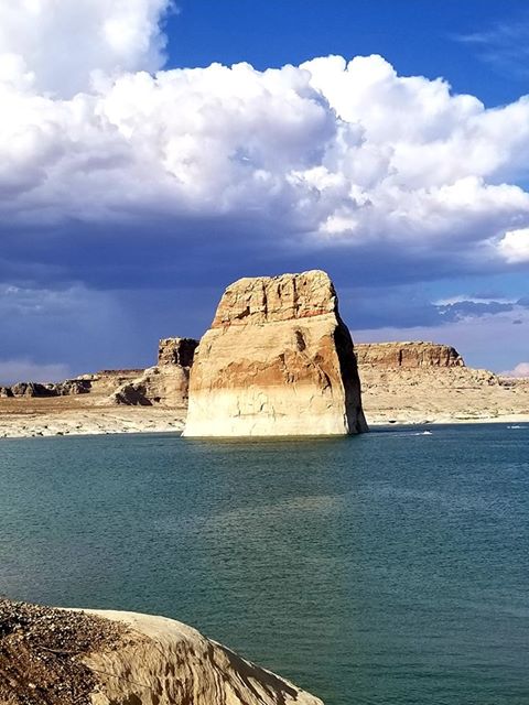 RN, Amanda M., enjoying Lake Powell near Page, Ariz.