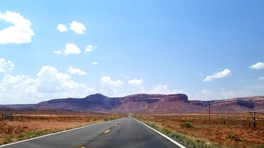 RN, Amanda M., taking snapshots on horseback in Monument Valley near Page, Ariz.