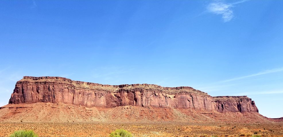 RN, Amanda M., taking snapshots on horseback in Monument Valley near Page, Ariz.