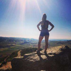 ICU RN, Abbey S., Climbing mountains in California 