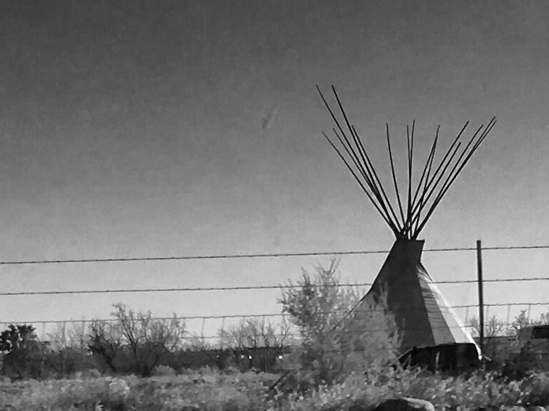 RN, Mary G., seeing the sights around Shiprock, Arizona.