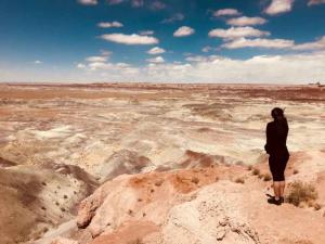 ER RN, Gabi M., exploring Waterhole Canyon