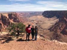 Katherine C.- ER (left), Arielle M. - ER (center) and Gabi M. – ER (right), off-roading in New Mexico.